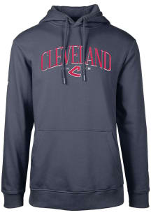 Levelwear Cleveland Guardians Mens Navy Blue Podium Cooperstown Long Sleeve Hoodie
