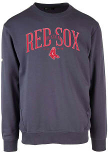 Levelwear Boston Red Sox Mens Navy Blue Zane Cooperstown Long Sleeve Crew Sweatshirt
