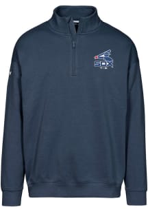 Levelwear Chicago White Sox Mens Navy Blue Murray Cooperstown Long Sleeve 1/4 Zip Pullover