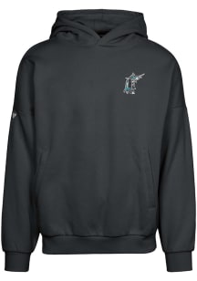 Levelwear Miami Marlins Mens Black Contact Cooperstown Long Sleeve Hoodie