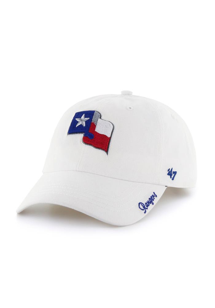 47 Red Texas Rangers Clean Up Adjustable Hat