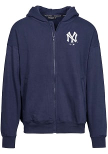 Levelwear New York Yankees Mens Navy Blue Uphill Cooperstown Light Weight Jacket