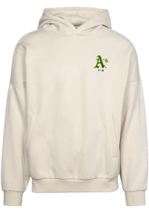 Levelwear Oakland Athletics Mens Tan Contact Cooperstown Long Sleeve Hoodie