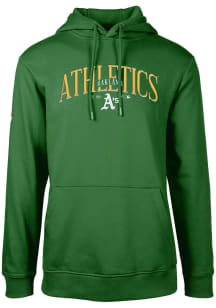 Levelwear Oakland Athletics Mens Green Podium Cooperstown Long Sleeve Hoodie