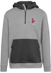 Levelwear St Louis Cardinals Mens Grey Chicane Cooperstown Long Sleeve Hoodie