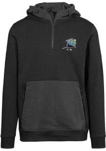 Levelwear Tampa Bay Rays Mens Black Chicane Cooperstown Long Sleeve Hoodie