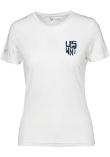 Levelwear USWNT Womens White Maddox Short Sleeve T-Shirt