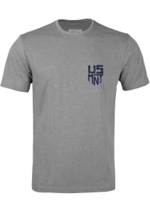 Levelwear USMNT Grey Richmond Short Sleeve T Shirt