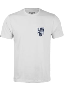 Levelwear USMNT White Richmond Short Sleeve T Shirt