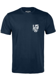 Levelwear USMNT Navy Blue Richmond Short Sleeve T Shirt