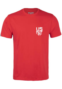 Levelwear USMNT Red Richmond Short Sleeve T Shirt