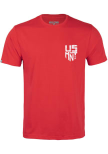 Levelwear USMNT Youth Red Richmond Jr Short Sleeve T-Shirt
