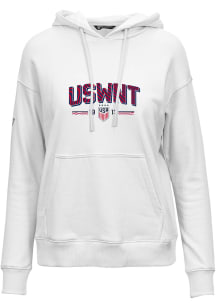 Levelwear USWNT Womens White Adorn Hooded Sweatshirt