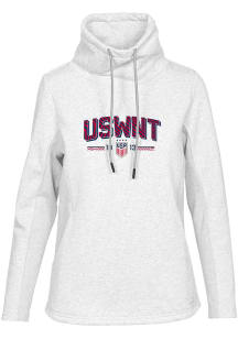 Levelwear USWNT Womens White Loop Long Sleeve Pullover