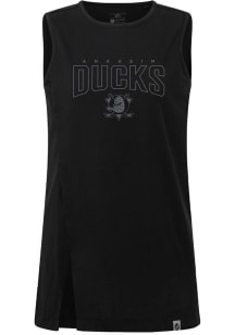 Levelwear Anaheim Ducks Womens Black Influx Darkmoon Tank Top