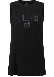 Levelwear Edmonton Oilers Womens Black Influx Darkmoon Tank Top