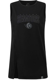 Levelwear Ottawa Senators Womens Black Influx Darkmoon Tank Top