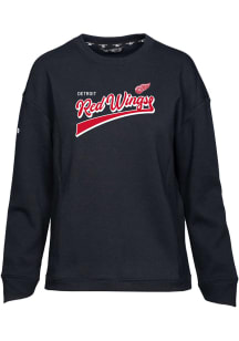 Levelwear Detroit Red Wings Womens Black Fiona Crew Sweatshirt