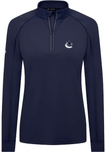 Levelwear Vancouver Womens Navy Blue Kinetic 1/4 Zip Pullover