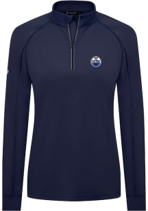Levelwear Edmonton Womens Navy Blue Kinetic 1/4 Zip Pullover