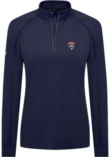Levelwear Florida Womens Navy Blue Kinetic 1/4 Zip Pullover