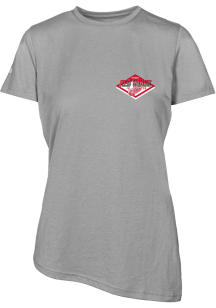 Levelwear Detroit Red Wings Womens Grey Birch Short Sleeve T-Shirt