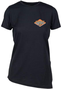 Levelwear Anaheim Ducks Womens Black Birch Short Sleeve T-Shirt