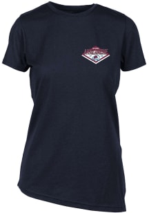 Levelwear Colorado Avalanche Womens Navy Blue Birch Short Sleeve T-Shirt