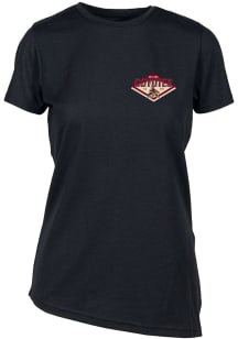 Levelwear Arizona Coyotes Womens Black Birch Short Sleeve T-Shirt