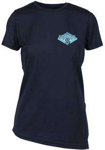 Levelwear Seattle Kraken Womens Navy Blue Birch Short Sleeve T-Shirt
