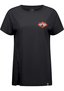Levelwear Ottawa Senators Womens Black Influx Short Sleeve T-Shirt