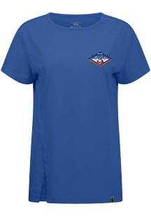 Levelwear New York Islanders Womens Blue Influx Short Sleeve T-Shirt