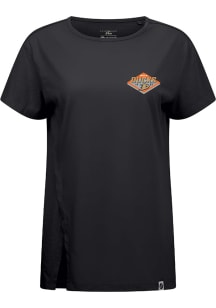 Levelwear Anaheim Ducks Womens Black Influx Short Sleeve T-Shirt