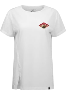Levelwear Minnesota Wild Womens White Influx Short Sleeve T-Shirt