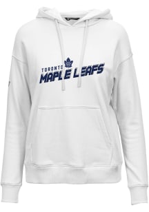 Levelwear Toronto Maple Leafs Womens White Adorn Hooded Sweatshirt