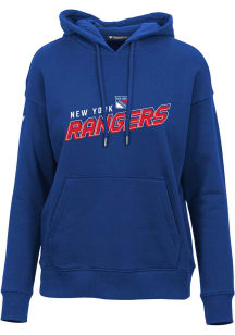 Levelwear New York Rangers Womens Blue Adorn Hooded Sweatshirt