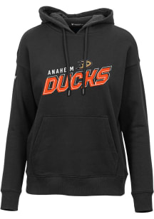 Levelwear Anaheim Ducks Womens Black Adorn Hooded Sweatshirt