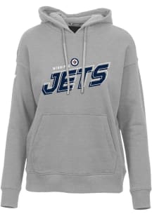 Levelwear Winnipeg Jets Womens Grey Adorn Hooded Sweatshirt
