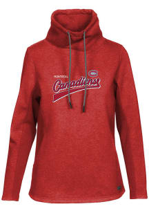 Levelwear Montreal Canadiens Womens Red Loop Long Sleeve Pullover