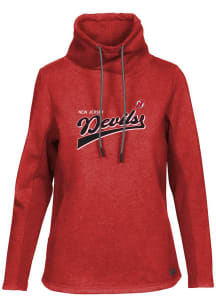 Levelwear New Jersey Devils Womens Red Loop Long Sleeve Pullover