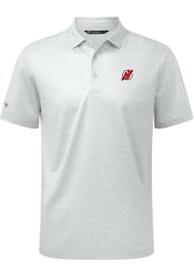 Levelwear New Jersey Devils Mens White System Short Sleeve Polo