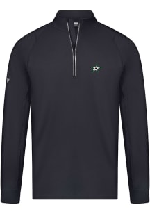 Levelwear Dallas Stars Mens Black Theory Embroidered Long Sleeve 1/4 Zip Pullover