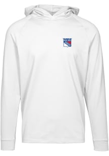 Levelwear New York Rangers Mens White Dimension Long Sleeve Hoodie