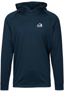 Levelwear Colorado Avalanche Mens Navy Blue Dimension Long Sleeve Hoodie