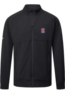Levelwear Los Angeles Clippers Mens Black Form Embroidered Long Sleeve Zip