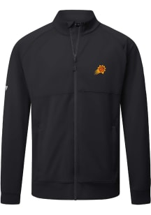 Levelwear Phoenix Suns Mens Black Form Embroidered Long Sleeve Zip