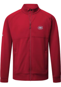 Levelwear Montreal Canadiens Mens Red Form Embroidered Long Sleeve Zip
