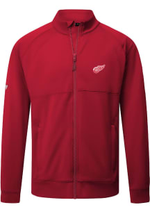Levelwear Detroit Red Wings Mens Red Form Embroidered Long Sleeve Zip