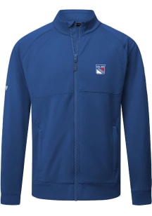 Levelwear New York Rangers Mens Blue Form Embroidered Long Sleeve Zip