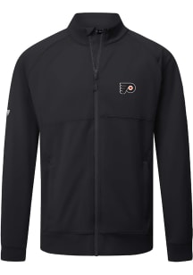 Levelwear Philadelphia Flyers Mens Black Form Embroidered Long Sleeve Zip